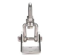 Garosa Ensemble de Cintres Pivotants, Crochets Pivotants en Acier Inoxydable, Rotation à 360 Degrés, Charge de 1200 LB pour Hamacs, Jardins et Salons