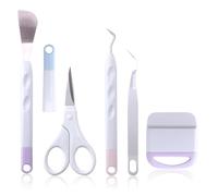 Garosa Ensemble D'outils de Désherbage Artisanal Kit de Retrait Précis pour la Gravure Artisanale, Le Scrapbooking, la Journalisation en Acier Inoxydable 5 Pcs pour Débutants et Professionnels (5