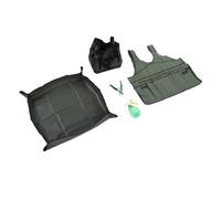 Garosa Ensemble D'outils de Jardinage 9 Pièces avec Poignée Ergonomique, Sécateur, Pelles, Houe, Râteau, Flacon Pulvérisateur, Genouillère, Tablier, Sac de Rangement pour Plantation et