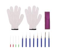 Garosa Ensemble D'outils D'extraction de Clés Cassées, 12 Pièces, Kit D'extraction Complet, Conception Ergonomique pour la Réparation de Matériel de Garage de Bureau à Domicile et le
