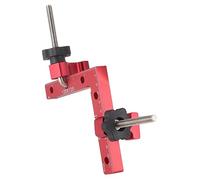 Garosa Équerre de Guidage à Angle Droit pour Bois, 120x120mm, étalonnage de | Fixation d\'assemblage à 90 degrés, grille de fixation multi-trous, construction en aluminium sans marquage, pour boîtes,
