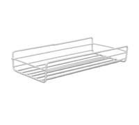 Garosa Étagère de Douche Adhésive sans Perçage Antirouille Robuste de | Construction en Fer, Montage Mural pour Carreaux Lisses, Verre, Acier Inoxydable, Convient au Rangement du Shampoing et du