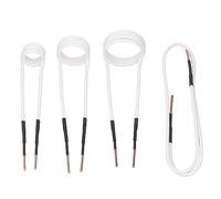 Garosa Fils de Chauffage à Induction, Kit de Bobine de Chauffage à Induction 4 Pièces Noyau en Laiton de 2,5 Mm 20 30 40 750 Mm Formant des Fils de Cuivre Haute Fréquence, Chauffages