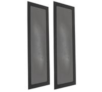 Garosa Filtre à Poussière Magnétique pour Ventilateur PC, Fine 120 X 360 Mm, pour Boîtier PC, Protection Contre la Poussière des Aérations et de l'alimentation. Installatio (Black)