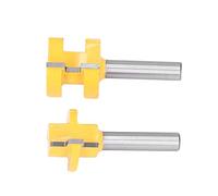 Garosa Fraise à Tenon à Dents Carrées, Coupe-alliage avec Lame Pointue, Parfaite pour les Projets de Revêtement de Sol et de Menuiserie