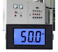 Garosa Fréquencemètre Numérique, écran LCD, Plage de Tension AC80-300 V, Plage de Fréquence 45 Hz-65 Hz, adapté à la des Tensions dans les Environnements Professionnels