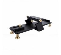Garosa Gabarit D'affûtage de Burins Guide D'affûtage à Angle Fixe avec Rail Linéaire en Alliage D'aluminium CNC pour Outils de Travail du Bois, Lames de Couteaux jusqu'à 53 Mm