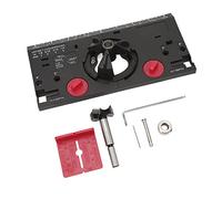 Garosa Gabarit de Guidage de Perçage de Charnière, Construction ABS, Gabarit d'alésage de Charnière de 35 Mm avec Fraise et Embout de 1/16 Po pour le Bricolage du Travail du Bois et l'installation