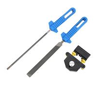 Garosa Guide de Dépôt de Kit de Fichier de Tailleur de la Tronçonneuse 3/16 Pouces 325 Pouces avec Poignée en Plastique pour Affûter et Déposer des Tronçonneuses et Autres Lames