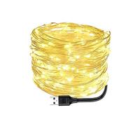 Garosa Guirlandes Lumineuses à LED, Guirlandes Lumineuses à LED Alimentées par USB pour Bricolage, Fête de Mariage, Chambre à Coucher, Patio, Noël (2)