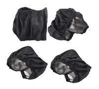 Garosa Housse de Roue de Poussette pour bébé, Protection de Roues de Landau en Tissu Oxford Imperméable et Anti-poussière avec Fermeture (Petite taille (paquet unique))