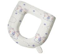 Garosa Housse de Siège de Toilette en Forme de O, Coussin rembourré en EVA Doux avec imprimé de Dessin animé pour Toilettes Standard, Accessoires de Salle de Bain Adaptés aux Enfants, Facile à