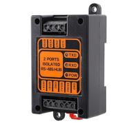 Garosa Hub isolé 2 Ports, Matériau ABS, Isolation et Protection Fortes, Idéal pour Une Utilisation Industrielle et des Applications Extérieures