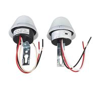 Garosa Interrupteur de Commande de Lumière à Cellule Photoélectrique LED 1000 W à Incandescence 300 W 10 A avec Marche/arrêt Automatique et Conception étanche à la Pluie pour éclairage (AC/DC12V)