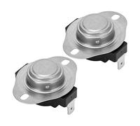 Garosa Interrupteur de Température à Disque instantané Thermostat Bimétal 25a 250V avec Génie en Plastique Céramique pour le Distributeur de Moteur Dispensateur à Eau électrique (75℃)