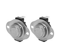 Garosa Interrupteur de Température à Disque instantané Thermostat Bimétal 25a 250V avec Génie en Plastique Céramique pour le Distributeur de Moteur Dispensateur à Eau électrique (65℃)