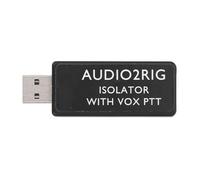 Garosa Isolateur de Connecteur de Carte Son USB, 3.5mm, 4 Broches, avec Isolation Optique, Contrôle PTT, pour Communication Radio Android OS X