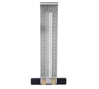 Garosa Jauge de Traçage de Type T en Acier Inoxydable, Outil de Marquage de Haute Précision, échelle de 300 Mm, Idéale pour les Projets de Menuiserie et de Menuiserie (Règle de marquage 200mm type B)