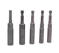 Garosa Jeu de Douilles Profondes, Embouts Hexagonaux 5 Pièces 6 7 8 9 10 Mm | Embout de Douille Long pour Perceuse, Antidérapant, Idéal Auto et Vis Hexagonales