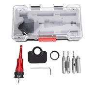 Garosa Jeu de Forets à Fraiser, Forets HSS 10 en 1 2,8 3,0 3,2,5 Mm avec clé Hexagonale pour Panneaux de Fibres de Bois, Panneaux d'aggloméré, contreplaqué