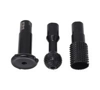 Garosa Jeu de Fraises de Sculpture sur Bois, Accessoires en Acier allié pour Meuleuse d'angle de Type 100, Outils de Fraises Sphériques 3 Pièces pour la Sculpture du Bois et du Plastique