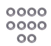 Garosa Jeu de Roulements à Billes de Poussée d'avion 10 Pièces, Roulements Métalliques Détachables, Haute Précision pour Crochets et Vérins de Grue 51100 (51102)