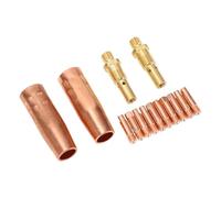 Garosa Kit d'Accessoires pour Torche de Soudage Mig, Ensemble de 14 Pièces avec électrodes, Buses de Gaz, Diffuseurs pour Tweco Mini 100L Série K530, Accessoires de Soudage en Laiton et Cuivre