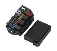 Garosa Kit de Boîte de Relais de Fusibles 2 Pièces Boîte à Fusibles à Lame étanche avec 11 Relais 24 pour Voiture Bateau RV Véhicule Tout-terrain Protection Universelle du Système électrique