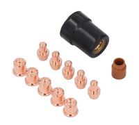 Garosa Kit de Buses D'électrode de Découpe, 12 Pièces, Kit de Tasses pour Pièces de Rechange de Torche CB50, Ensemble de Consommables de Découpe