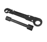 Garosa Kit de Clés d'arrêt d'angle, Outil de Plomberie en Acier pour les Espaces Restreints, Comprend une clé à Molette (15/16 et 5/8 pouces) et une 'arrêt 'angle, Idéal pour la Cuisine de