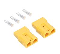 Garosa Kit de Connecteur de Batterie 50 A à Déconnexion Rapide, Bornes en Cuivre plaqué Argent avec Boîtier en Polycarbonate pour Applications à Haute Température dans Les Bateaux, Camions, Chariots