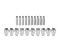 Garosa Kit de Consommables de Coupe de, avec Buses de Rechange, électrodes, Facile à Transporter, Installation Simple, Traitement Fin, Matériaux de qualité Supérieure pour les Outils de Coupe AG-60