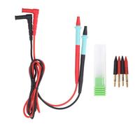 Garosa Kit de Fils de Test Multimètre CAT III 1000 V, Ensemble de Sondes de Test électriques en Silicone avec 4 Pointes D'aiguilles Interchangeables pour électriciens et Bricoleurs