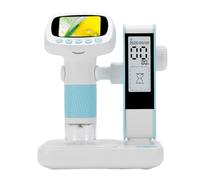 Garosa Kit de Microscope pour Enfants, Microscope Numérique de Bureau 2 en 1 avec Caméra HD 1080P, écran de 2 Pouces et Lumières LED pour Garçons et Filles à Partir de 3 Ans, Exploration Scientifique