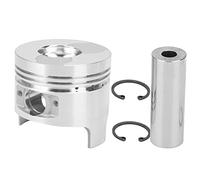 Garosa Kit de Piston de Moteur Complet Ensemble Piston Anneaux Goupilles pour Moteur Refroidi par Air 186FA Pièces de Remplacement Haute Durabilité Compatible avec Tondeuses et Générateurs