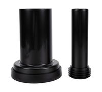 Garosa Kit de Raccordement WC Suspendu 18,5cm Réservoir caché PEHD | HDPE Haute Résistance, Compatible avec Systèmes Muraux Standard, Absorbe Bruit et Vibrations de Chasse, Joint fileté