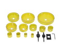 Garosa Kit de Scie Cloche en Acier Rapide, Ensemble de 12 Pièces avec Boîte de Rangement pour une Coupe Professionnelle sur Cloisons Sèches en Plastique et Bois Résineux