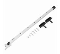 Garosa Kit de Support de Levage D'évent de Serre en Aluminium, Barre D'ouverture de Fenêtre avec 1 Barre, 2 Piquets, 6 écrous en Acier Inoxydable pour Le Remplacement de la Fenêtre