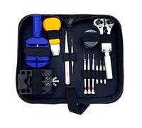 Garosa Kit d'outils de Réparation de Montre, Dissolvant d'ouvreur de Boîtier en Acier allié, Ensemble Complet 'Outils de Goupille de Liaison de Bracelet de Montre 30 Pièces pour Les Passionnés