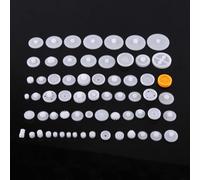 Garosa Kits d'engrenages en Plastique 80 Pièces, Ensemble d'engrenages Assortis avec Poulie et Courroie pour Projets de Modèles de Bricolage (Kit d'équipement 64 Types)