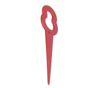 Garosa Lames de Coupe en Plastique, Outils de Remplacement de Tondeuse à Gazon Durables, Accessoires d'élagage Efficaces pour Le Jardin, Ensemble de 100 Pièces (Rouge)