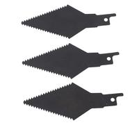 Garosa Lames de Dissolvant de Coulis de Couture 3 Pièces Lames en Dents de Scie en Acier au Carbone pour l'enlèvement de Coulis de Carrelage Scie Alternative Grattoir à Mastic Mural Compatible
