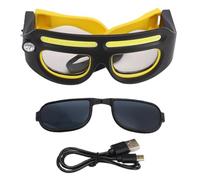 Garosa Lampe à Lunettes LED Rechargeable Double Faisceau avec Capteur de Mouvement 5 Modes D'éclairage Portable pour la Course en Plein Air, le Camping, la Pêche, le Cyclisme, la