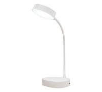 Garosa Lampe de Bureau LED Réglable avec Interrupteur Tactile Gradation Continue USB pour Lecture Étude Travail Nuit Économie d'Énergie Design Minimaliste Soins des Yeux