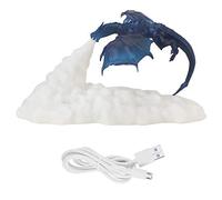 Garosa Lampe de Nuit LED 3D Imprimée Dragon Feu USB Rechargeable Lumineuse pour Décoration Intérieure Maison Chambre Salon Cadeau Original Noël Mariage