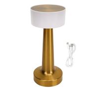 Garosa Lampe de Table LED Portable, 3 Niveaux de Luminosité, Contrôle Tactile, Acrylique et Métal, Batterie Lithium 700mAh, 1W 5V, pour Restaurant Chambre Maison