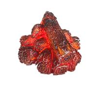 Garosa Lampe LED Faux Feu de Camp avec Simulation de Flamme Réaliste Veilleuse sans Flamme à Piles pour Décoration Intérieure et Ornement de Noël Ambiance Chaleureuse et Sûre