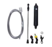 Garosa Lance D'arrosage électrique Rechargeable, Pulvérisation Automatique par Simple Pression, Batterie 2000 MAh, 4 Buses pour L'arrosage, la Fertilisation et Le Nettoyage des