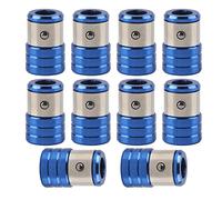 Garosa Lot de 10 Porte-bague Magnétiques Antidérapants pour Perceuse, Tournevis, Anneau Magnétique, Outil Ménager Amovible en Acier allié