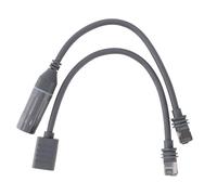 Garosa Lot de 2 Adaptateurs RJ45 Satellite Haute Vitesse 1200 Mbps, Plug and Play Gen3, Rectangulaires, Remplaçant Le Câble d'alimentation Satellite pour Ordinateurs, Ordinateurs